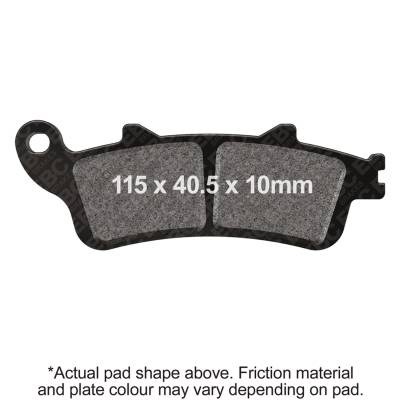 EBC Motorcycle Brakes - EBC Motorcycle Brakes FA261/2HH Double-H Sintered Pads