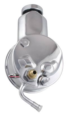 Tuff Stuff Performance Accessories - Tuff Stuff 6195A Saginaw Power Steering Pump 5/8 Shaft 3/8-16 Mount Chrome