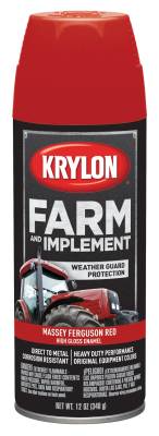 Krylon - Krylon 1939 Farm & Implement Paints 12oz Gloss MF Red
