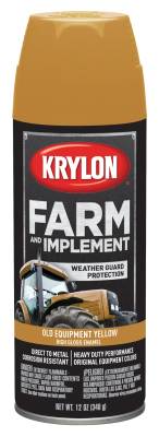 Krylon - Krylon 1953 Farm & Implement Paints Old Caterpillar Yellow 12oz