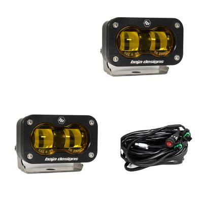 Baja Designs - Baja Designs 237811 S2 SAE LED Auxiliary Light Pod Pair
