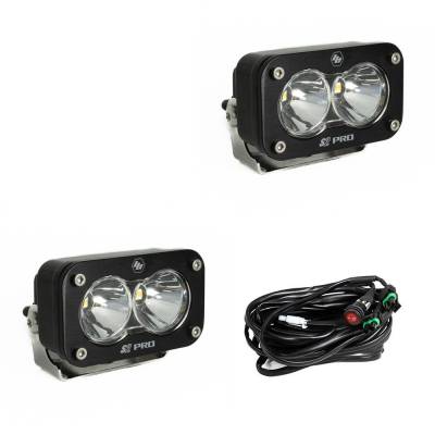 Baja Designs - Baja Designs 487801 S2 Pro Black LED Auxiliary Light Pod Pair