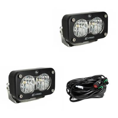 Baja Designs - Baja Designs 487805 S2 Pro Black LED Auxiliary Light Pod Pair