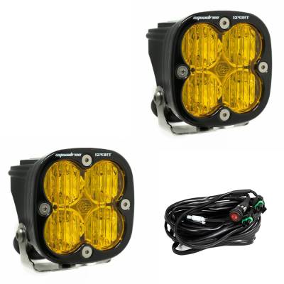 Baja Designs - Baja Designs 557815 Squadron Sport Black LED Auxiliary Light Pod Pair