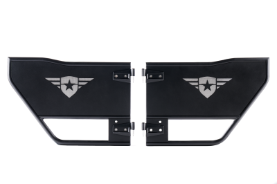 Combat Off Road - Combat Off Road 15-1049 Tube Doors Rear Pair for 07-18 Jeep JK/JKU Wrangler