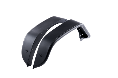 Combat Off Road - Combat Off Road 25-1079 Black Rear Aluminum Fender for 18+ Jeep JL Wrangler
