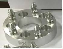 TrailFX - TrailFx W547502S Wheel Spacer 5x120.7mm 1.25" Thick 74mm Hub Silver Alum
