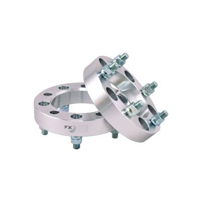 TrailFX - TrailFx W555001S Wheel Spacer 5x139.7mm 1.25" Thick 108mm Hub Silver Alum
