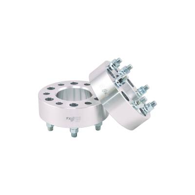 TrailFX - TrailFx W653102S Wheel Spacer 6x135mm 2" Thick 87.1mm Hub Silver Alum