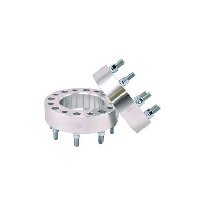 TrailFX - TrailFx W870801S Wheel Spacer 8x180mm 2" Thick 125.6mm Hub Silver Alum