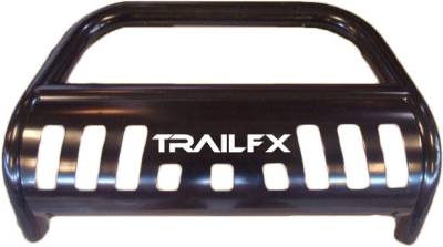 TrailFX - TrailFX B0027S Bull Bar 3" Polished Stainless Skid Plate Light Mount