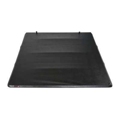 TrailFX - TrailFX TFX1115 Soft Tri-Fold Tonneau Cover Black Vinyl Aluminum Rails