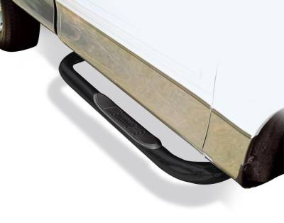 Big Country - Big Country 370061 3" Round Classic Side Steps Complete Kit w/Brackets