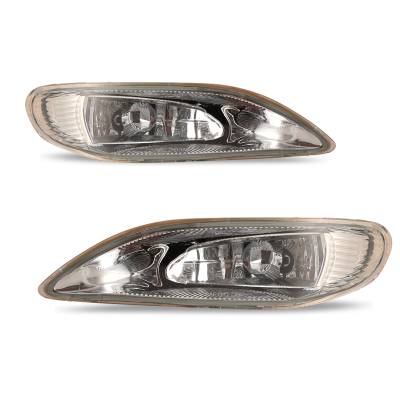 Winjet - Winjet CFWJ-0047-C Clear Fog Lights w/Wiring for Toyota Camry Corolla & Solara