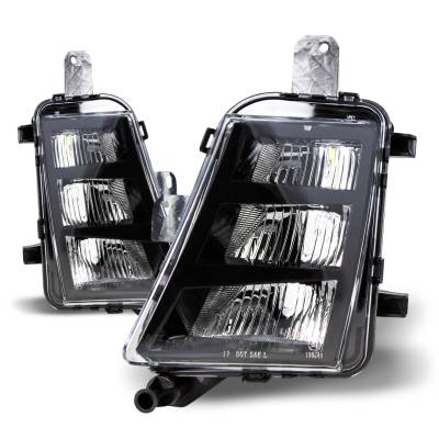 Winjet - Winjet CFWJ-0584-C Clear Fog Lights for 15-16 Volkswagen Golf GTI