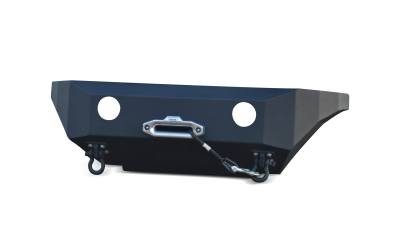 Body Armor 4x4 - Body Armor FJ-19336 Front Winch Bumper Black for 07-14 Toyota FJ Cruiser