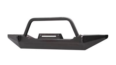 Body Armor 4x4 - Body Armor Full Width Front Winch Bumper Black for Wrangler JK JK-19531