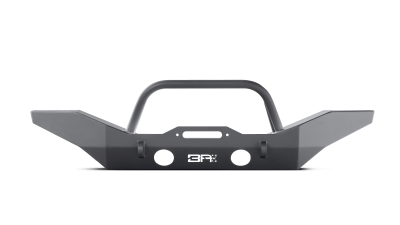 Body Armor 4x4 - Body Armor Full Width Front Winch Bumper Black for Jeep JK/JL/JT/JL-19534