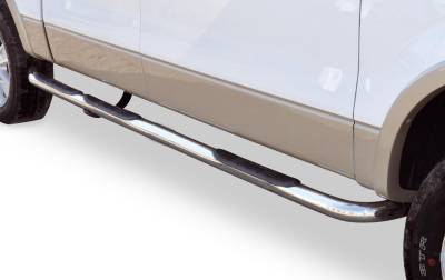 Big Country - Big Country 373214 3" Round Wheel-to-Wheel Side Steps for Ext Cab Std Bed