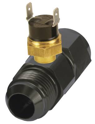 Derale - Derale 35022 Premium In-Line Fan Control Thermostat 180-DEG -10AN x -10AN
