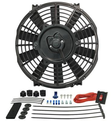 Derale - Derale 16509 9" Tornado Electric Puller Fan Premium Mounting Kit