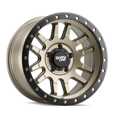 DIRTY LIFE - Dirty Life 9309 Canyon Pro 17x9 6x5.5 -12mm Satin Gold 9309-7983MGD12