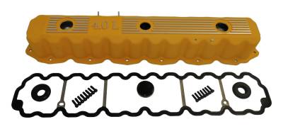 RT Offroad - RT Offroad RT35003 Yellow Valve Cover Kit for 93-04 TJ/YJ/XJ/ZJ/ZG/WJ/WG 4.0L