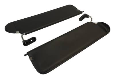 RT Offroad - RT Offroad RT52002 2Pc Dark Gray Agate Sun Visor for 03-06 Jeep Wrangler TJ