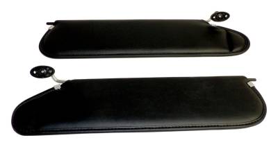 RT Offroad - RT Offroad RT52004 2Pc Black Sun Visor Set for 97-02 Jeep Wrangler TJ