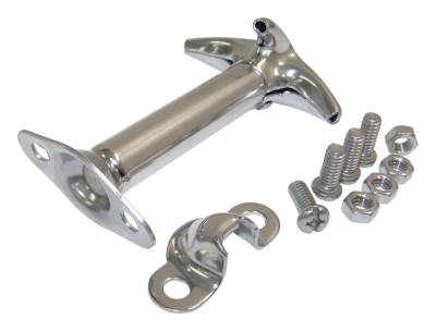 RT Offroad - RT Offroad RT26005 Stainless Steel Hood Catch Kit for 87-95 Jeep Wrangler YJ