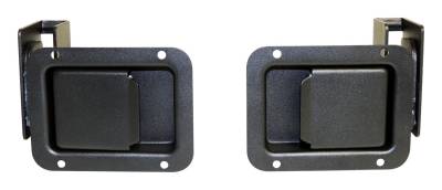 RT Offroad - RT Offroad RT26084 Tube Door Black Paddle Handle Set for 07-18 Jeep Wrangler JK