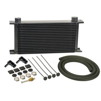 Derale - Derale 13413 16-Row Stack Plate Transmission Cooler Kit 90-DEG Swivel Fitting