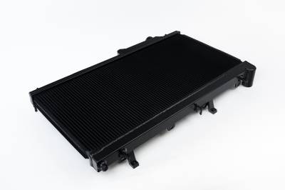 CSF Cooling - Racing & High Performance Division - CSF 7094B 1-Row 31mm High-Performance Black Radiator for Select 08-21 WRX/STI