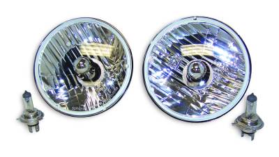 RT Offroad - RT Offroad RT28006 7" Round Halogen Headlight Conversion for 69-06 Jeep's