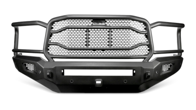 Body Armor 4x4 - Body Armor Ambush XT Series Front Bumper Black for 19-24 RAM HD DG-20339