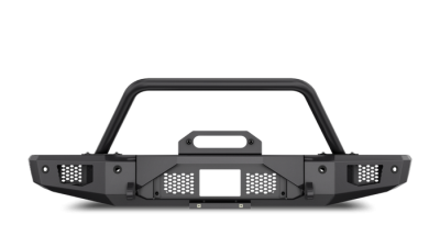 Body Armor 4x4 - Body Armor Odyssey Series Front Winch Bumper Black 21-24 Bronco FB-19534