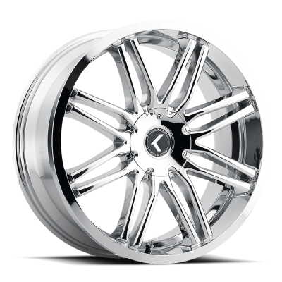 Kraze Wheels - Kraze Wheels KR190 Lusso 17x8 5x115 38mm Gloss Black/Machined KR190-7864BM38