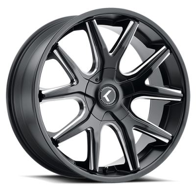 Kraze Wheels - Kraze Wheels KR190 Lusso 18x8 5x112 40mm Gloss Black KR190-8845GB40