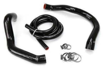 HPS Performance - HPS 57-1338-BLK Black Radiator/Heater CoolantHose Kit for 91-01 Jeep Cherokee XJ