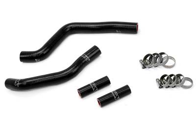 HPS Performance - HPS 57-1365-BLK Black Radiator Hose Kit for 03-08 Kawasaki KX125 2 Stroke