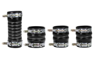 HPS Performance - HPS 57-1569-BLK Black Intercooler Hose Boots Kit for 07-09 Dodge RAM 2500/3500
