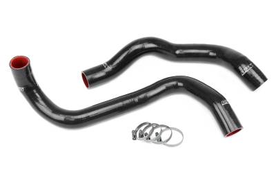 HPS Performance - HPS 57-1902-BLK Black Radiator Coolant Hose Kit for 97 98 Ford Mustang 3.8L V6