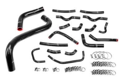 HPS Performance - HPS 57-1912-BLK Radiator/Heater Coolant Hose Kit for 03-07 Land Cruiser/LX470