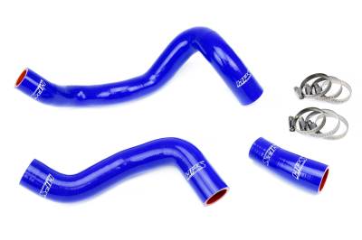 HPS Performance - HPS 57-1886-BLUE Blue Radiator Coolant Hose Kit for 16-18 Ford Focus RS 2.3L