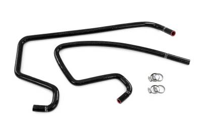 HPS Performance - HPS 57-2114-BLK Black Heater Coolant Hose Kit for 99-01 Jeep Cherokee XJ