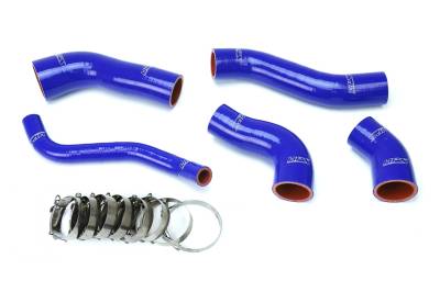 HPS Performance - HPS 57-1629-BLUE Blue Intercooler Hose Kit for 13-17 Hyundai Veloster Turbo