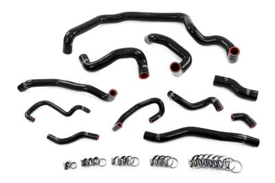 HPS Performance - HPS 57-1995-BLK Black Silicone Full Hose Kit for 07-12 Mini Cooper N14 Manual