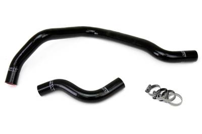 HPS Performance - HPS 57-1018-BLK Black Radiator Hose Kit for 92-00 Honda Civic SOHC D15 D16