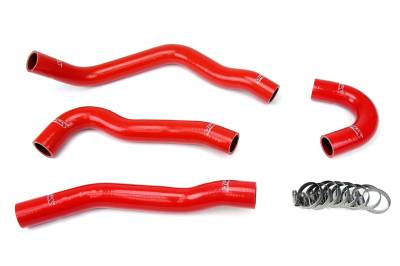 HPS Performance - HPS 57-1043 Red Red Silicone Radiator Hose Kit for Mitsubishi Lancer EVO x 10