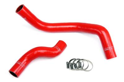 HPS Performance - HPS 57-1045-Red Red Silicone Radiator Hose Kit for 89-98 Nissan 240SX w/SR20DET